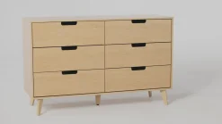Sloane Hans Mid-Century Modern Angle-Leg Dresser