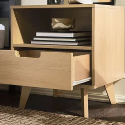 Sloane Hans Mid-Century Modern Angle-Leg Nightstand