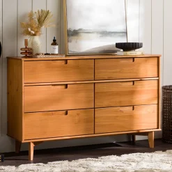 Sloane Mid Century Modern Solid Wood Dresser