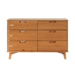 Sloane Mid Century Modern Solid Wood Dresser