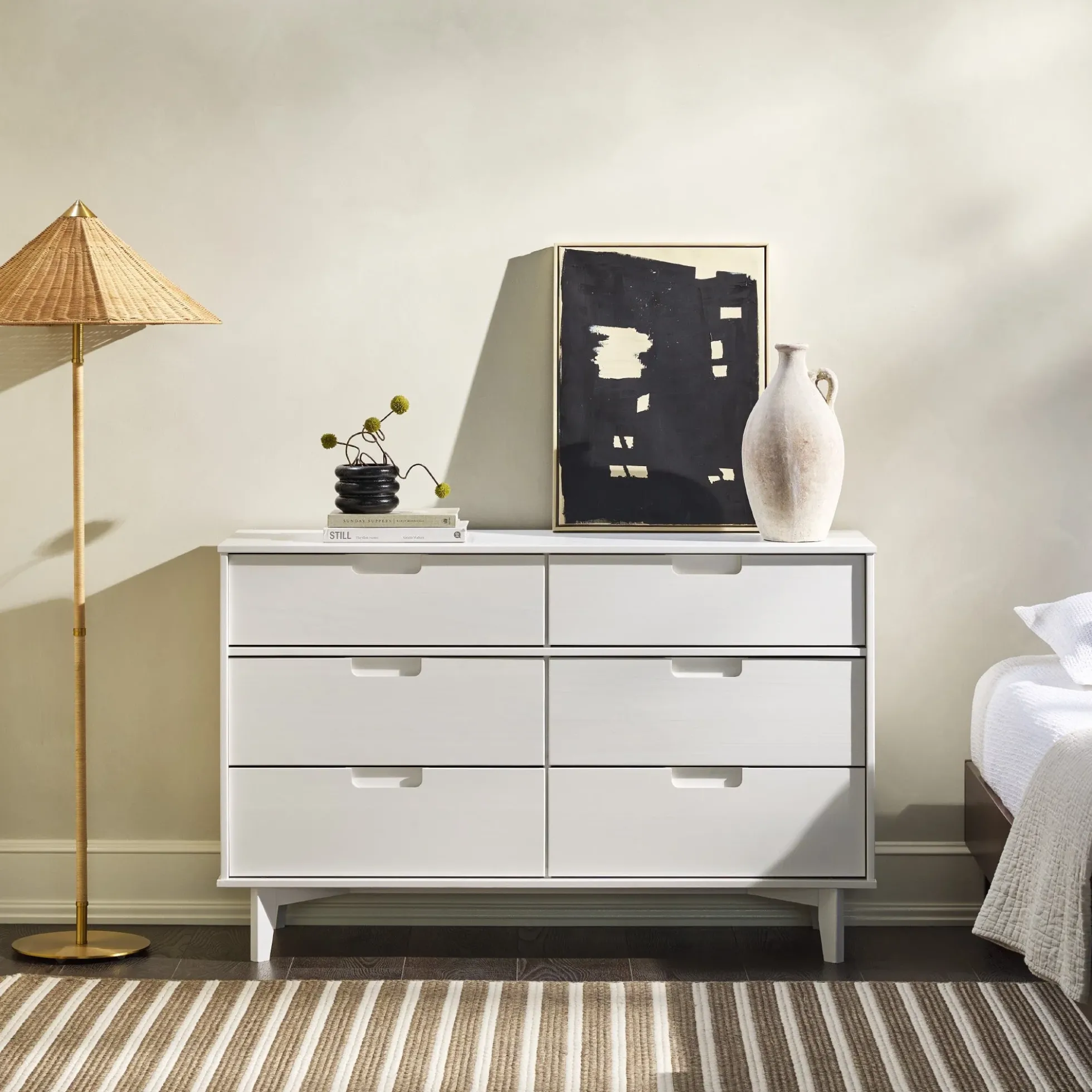 Sloane Mid Century Modern Solid Wood Dresser