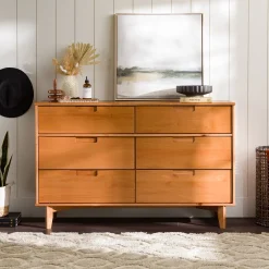 Sloane Mid Century Modern Solid Wood Dresser