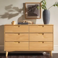 Sloane Mid Century Modern Solid Wood Dresser