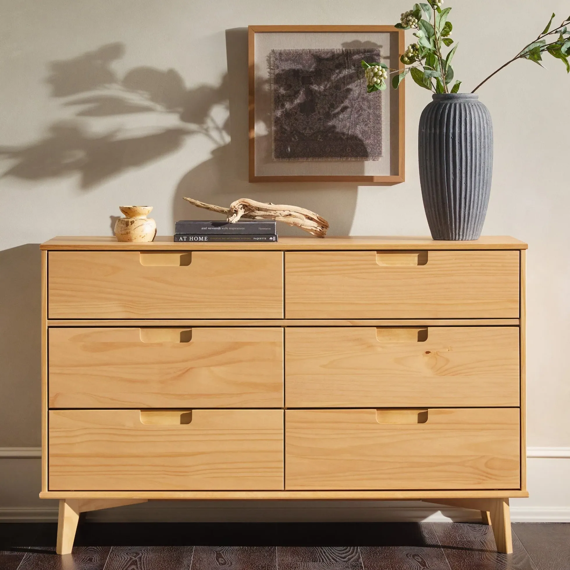 Sloane Mid Century Modern Solid Wood Dresser