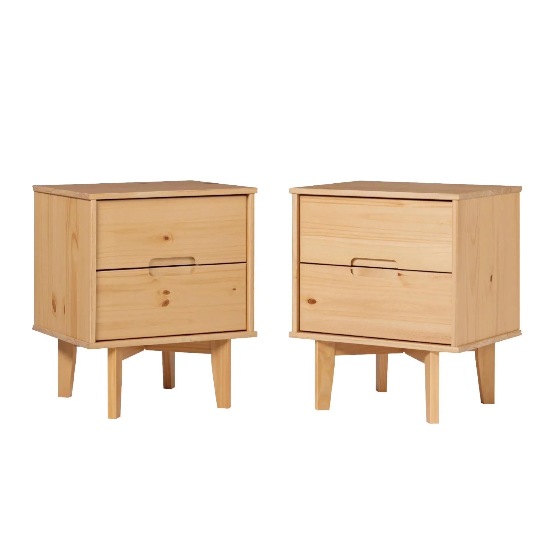 Sloane Mid Century Modern Solid Wood Nightstand