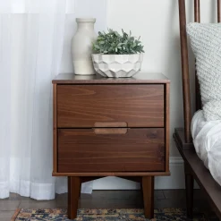 Sloane Mid Century Modern Solid Wood Nightstand