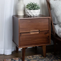 Sloane Mid Century Modern Solid Wood Nightstand