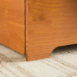 Sloane Mid-Century Modern Solid Wood Storage Bed
