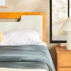 Sloane Mid-Century Modern Solid Wood Storage Bed