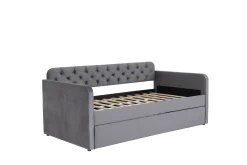 Soft And Fluffy Plush Boneless Modular Sofa with Ottoman