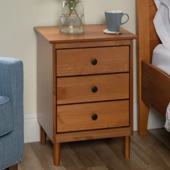 Spencer Solid Transitional Wood Nightstand