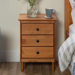 Spencer Solid Transitional Wood Nightstand