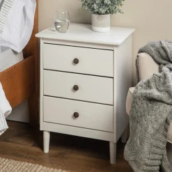 Spencer Solid Transitional Wood Nightstand