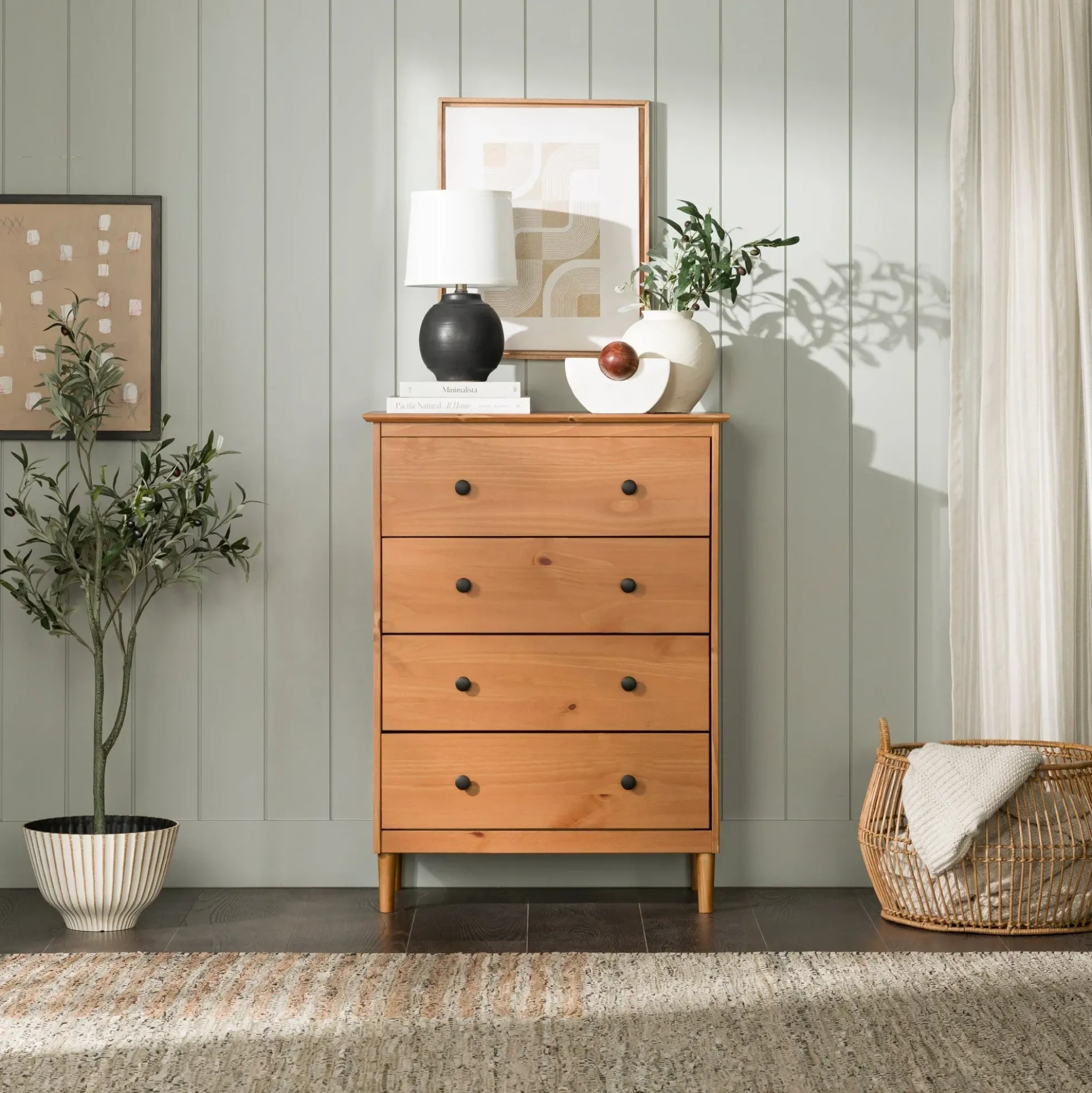 Spencer Solid Wood Transitional Dresser