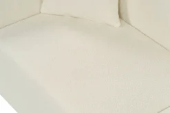 Stylish Curved Contemporary Boucle Sofa