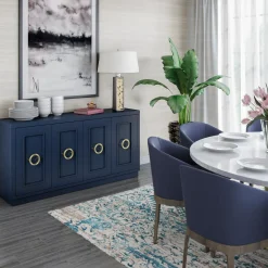 Stylish Dining Storage Double‑Door Buffet Sideboard