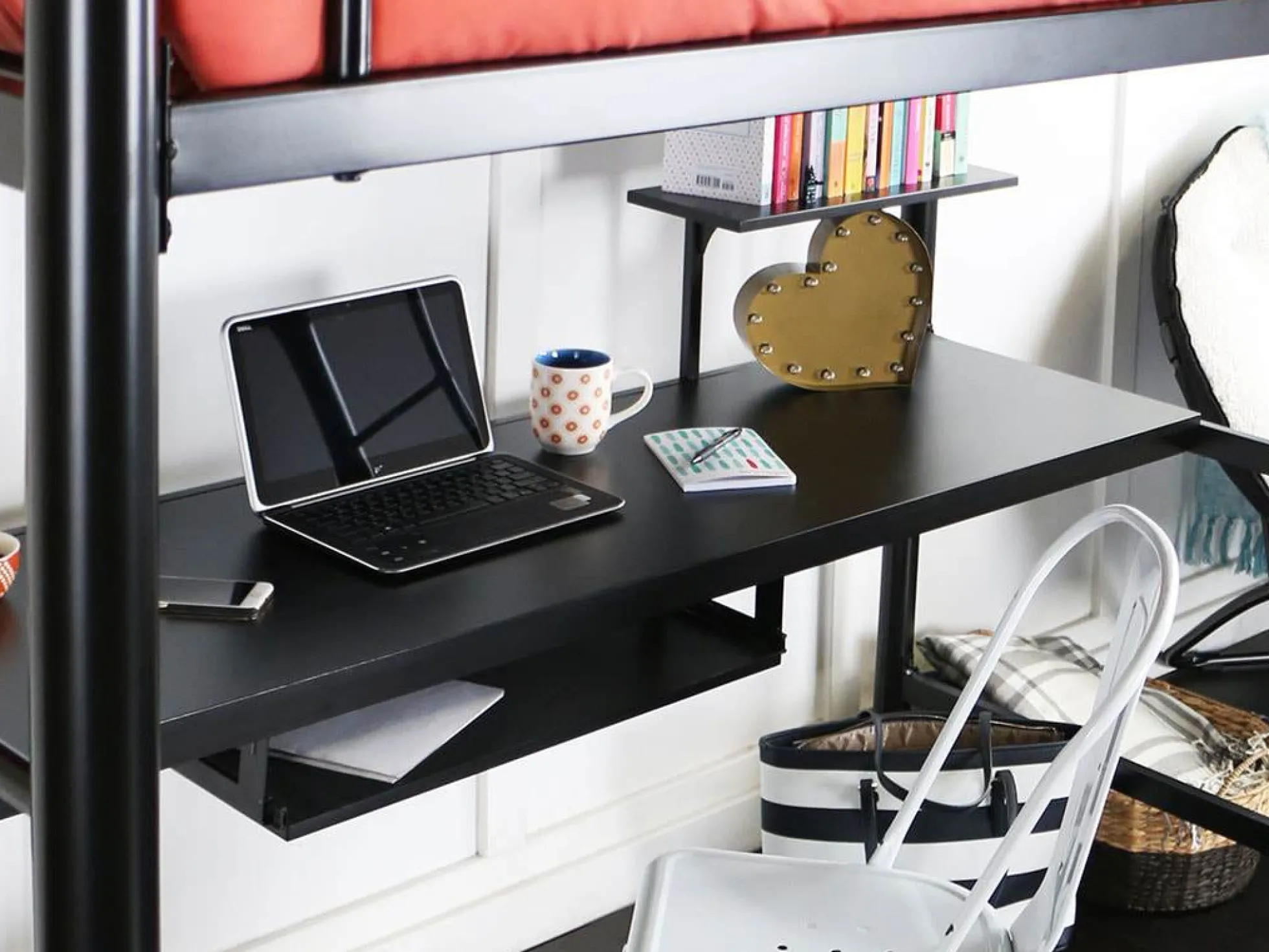 Sunset Full over Workstation Bunk Bed