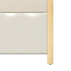 Suri Modern Wavy Boucle Upholstered Twin Bed