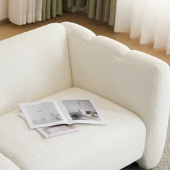 Tonson Wave Design Boucle Sofa