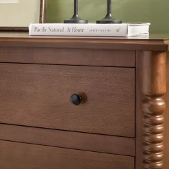 Traditional Vivienne 6-Drawer Easy Assembly Solid Wood Dresser