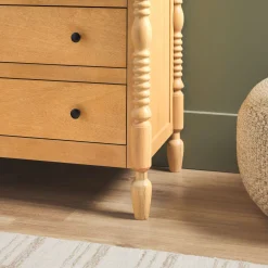 Traditional Vivienne 6-Drawer Easy Assembly Solid Wood Dresser