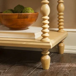 Traditional Vivienne Easy Assembly Solid Wood Nightstand