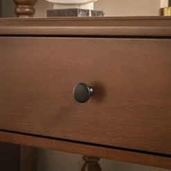 Traditional Vivienne Easy Assembly Solid Wood Nightstand