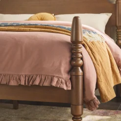 Traditional Vivienne Easy Assembly Solid Wood Bed