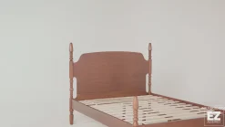 Traditional Vivienne Easy Assembly Solid Wood Bed