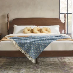 Traditional Vivienne Easy Assembly Solid Wood Bed
