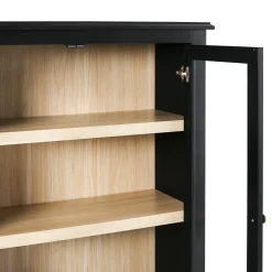 Traditional Vivienne Easy Assembly Bookcase Cabinet with Drawers