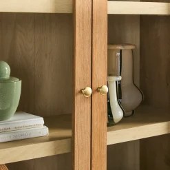 Traditional Vivienne Easy Assembly Bookcase Cabinet with Drawers