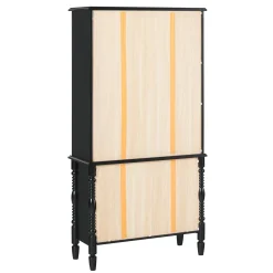 Traditional Vivienne Easy Assembly Bookcase Cabinet with Drawers