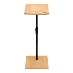 Walker Edison | Bamboo 360 Swivel Sofa Tray Table
