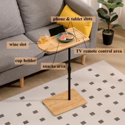 Walker Edison | Bamboo Sofa Table Tray