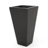 Walker Edison | Black Outdoor Modern Planter