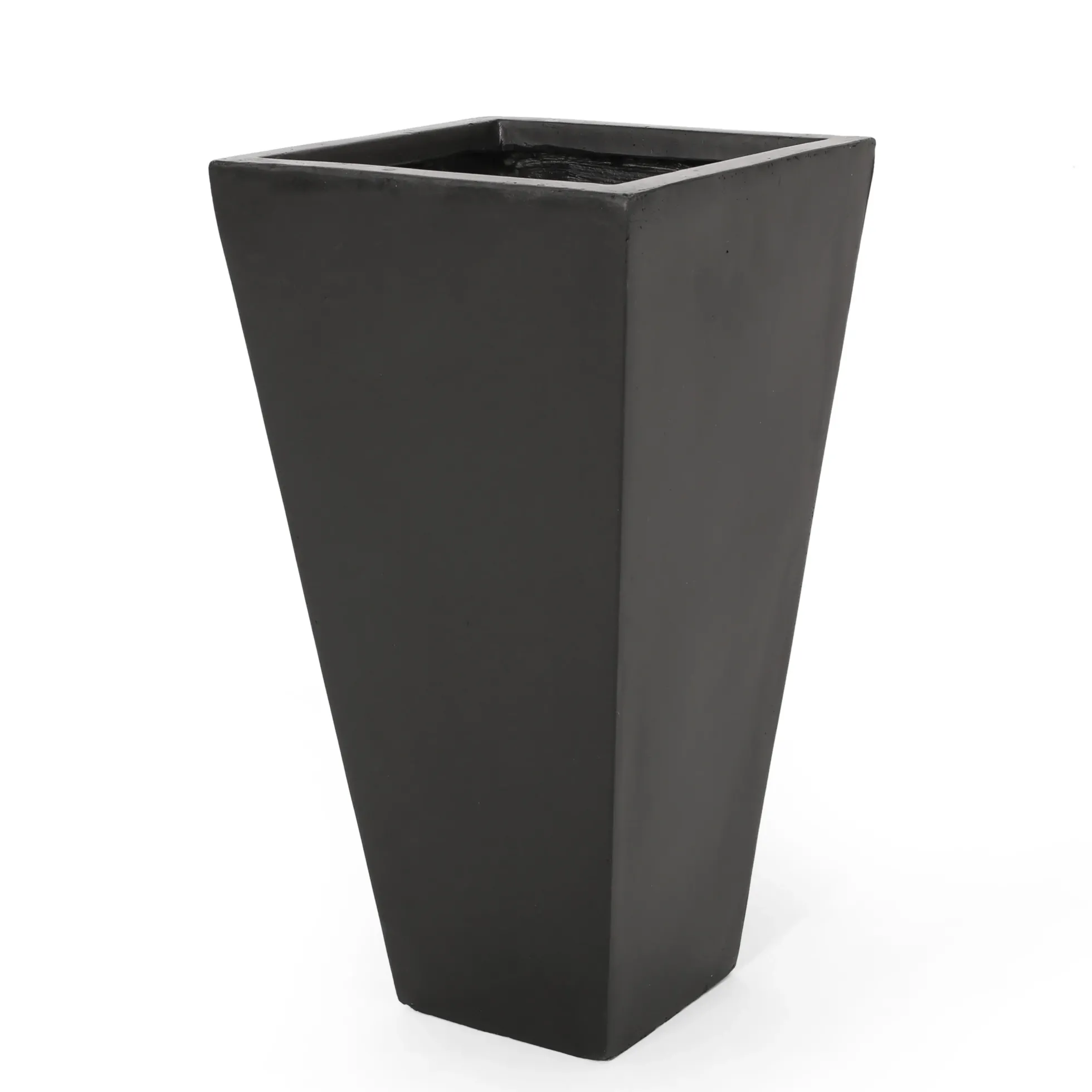 Walker Edison | Black Outdoor Modern Planter