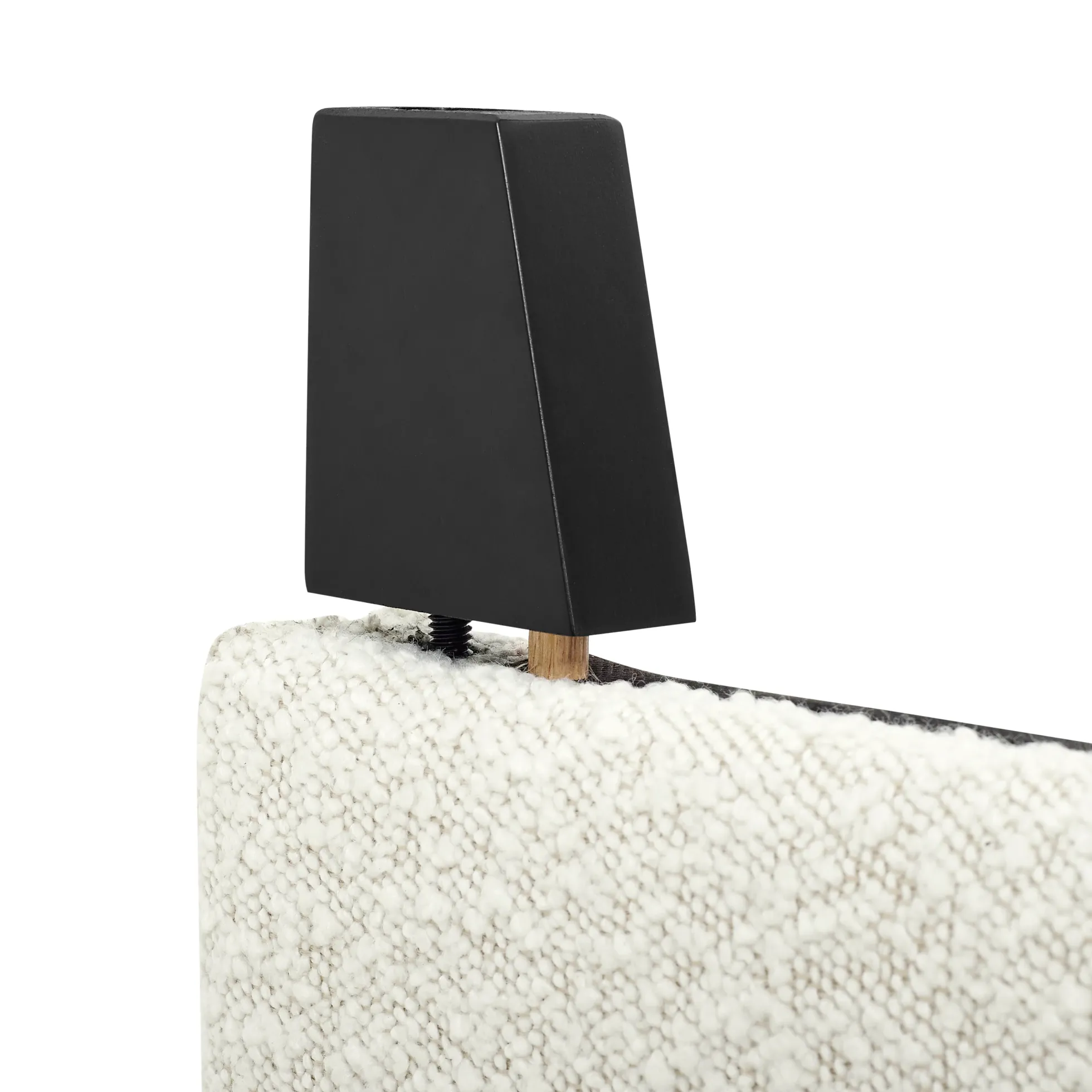 Walker Edison | Boucle Upholstered Platform Bed