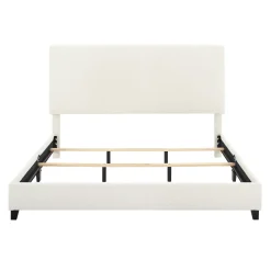 Walker Edison | Boucle Upholstered Platform Bed