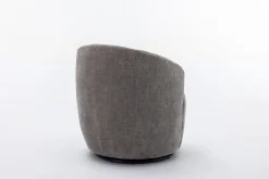 Walker Edison | Chenille Swivel Accent Barrel Chair