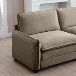 Walker Edison | Cloud Deep Seat Loveseat Sofa Set