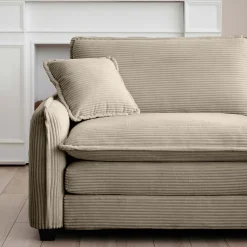 Walker Edison | Cloud Deep Sofa Chair With Ottoman