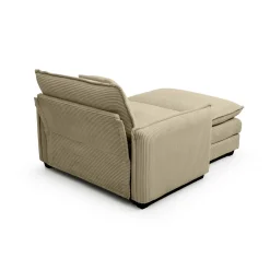 Walker Edison | Cloud Deep Sofa Chair With Ottoman