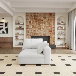 Walker Edison | Cloud Modular 80' Down Filled Loveseat Sofa