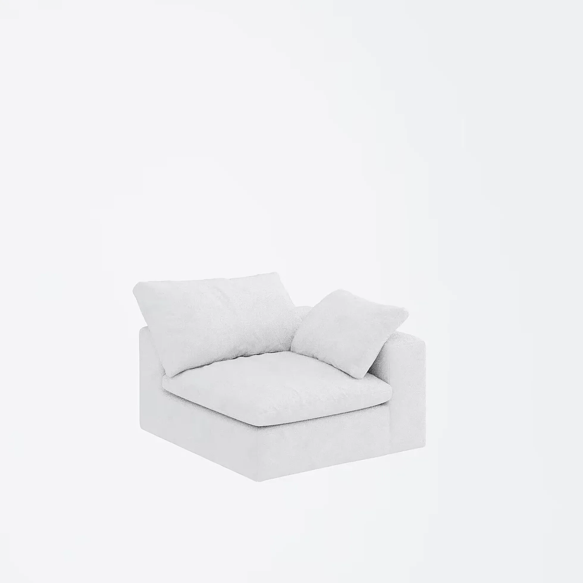 Walker Edison | Cloud Modular 80' Down Filled Loveseat Sofa