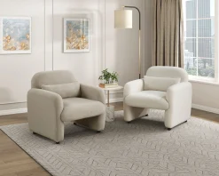 Walker Edison | Contemporary Boucle Accent Chair