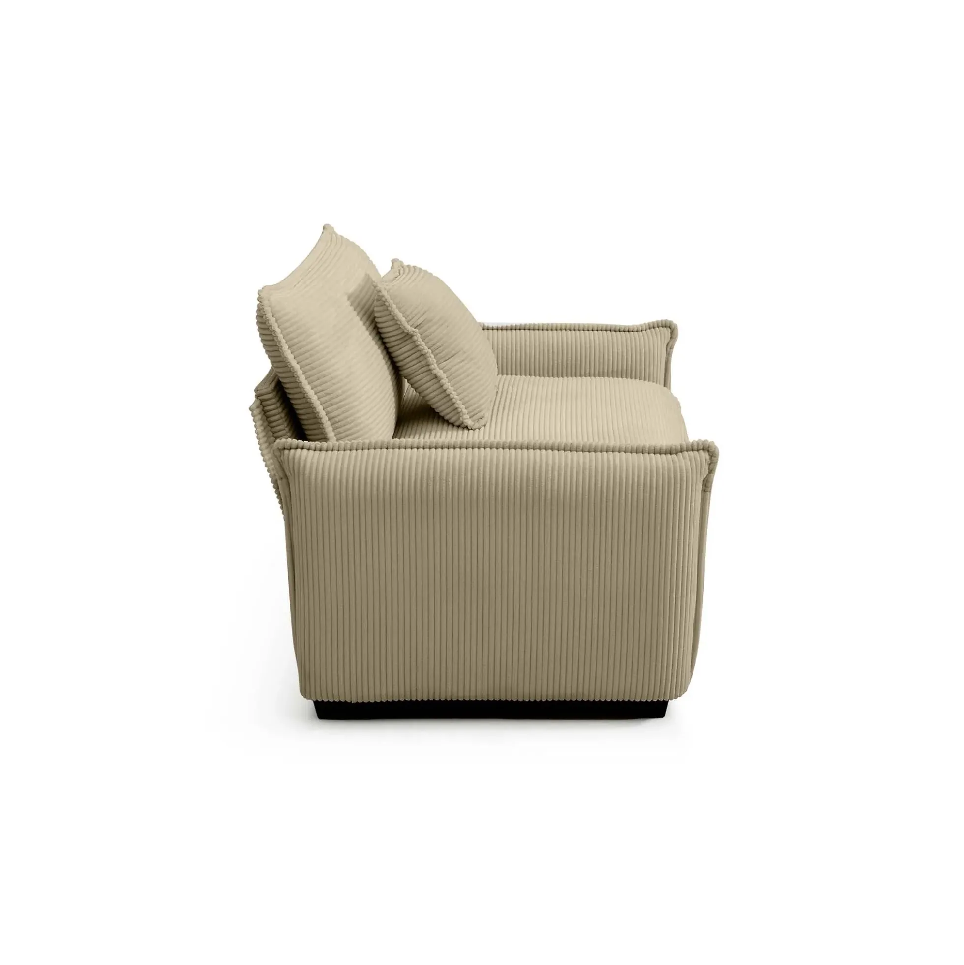 Walker Edison | Corduroy Cloud Deep Seated Accent Sofa Chairs
