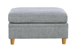 Walker Edison | Corner 5 Piece Modular Sofa Set with Ottoman