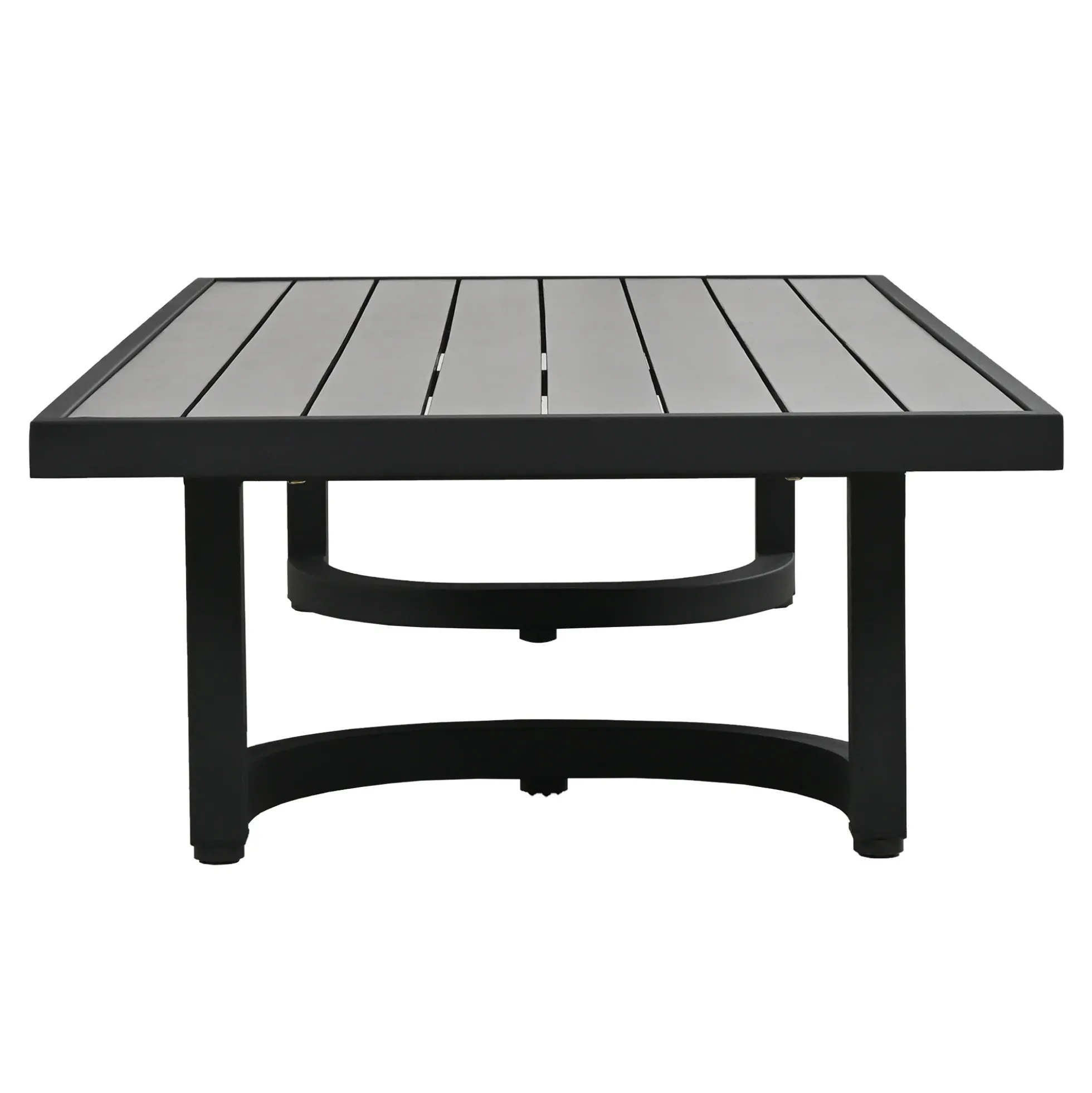 Walker Edison | Curve Design Steel Outdoor Sofa Set