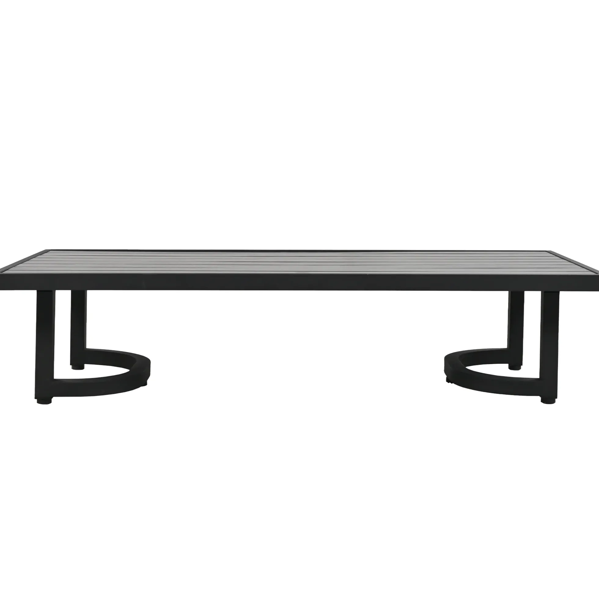 Walker Edison | Curve Design Steel Outdoor Sofa Set
